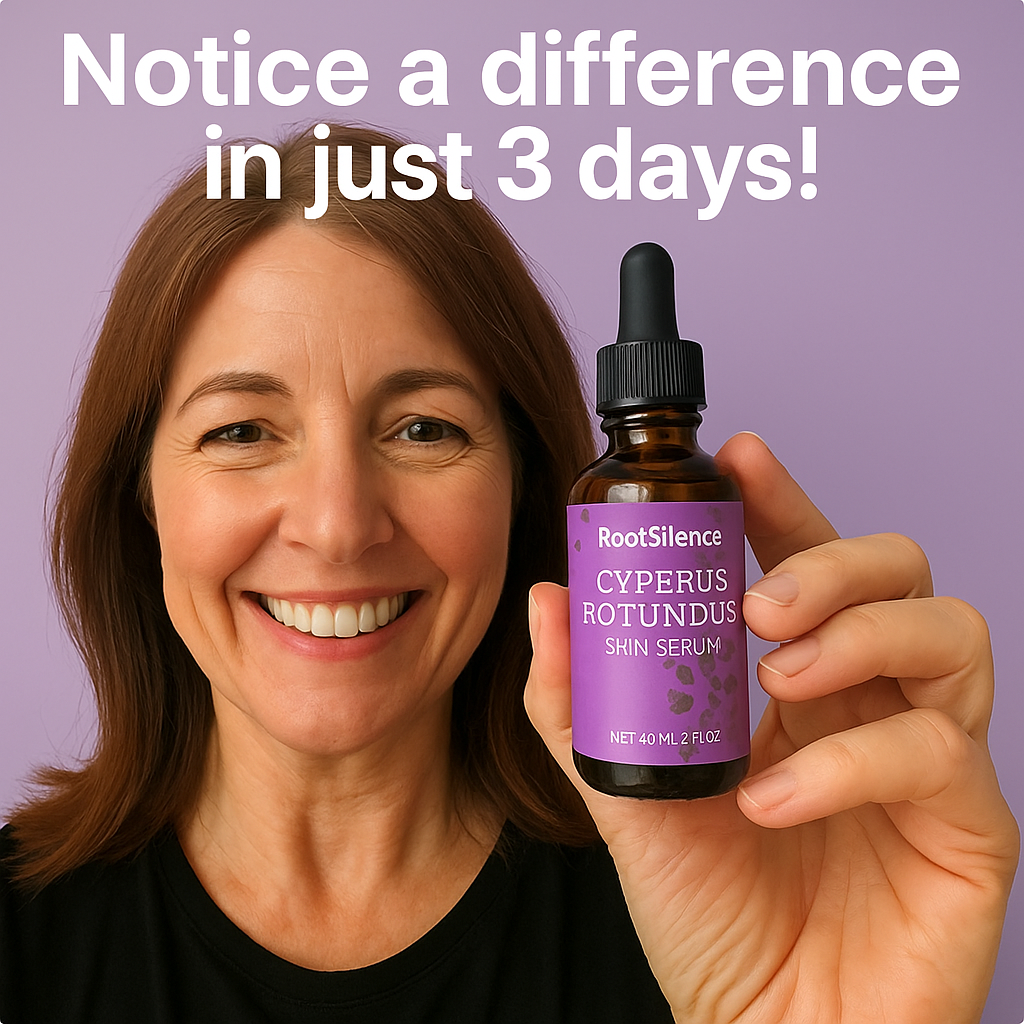 RootSilence - Menopause Mustache & Chin Hair Serum
